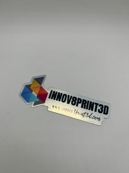 Metallic Custom Vinyl Stickers